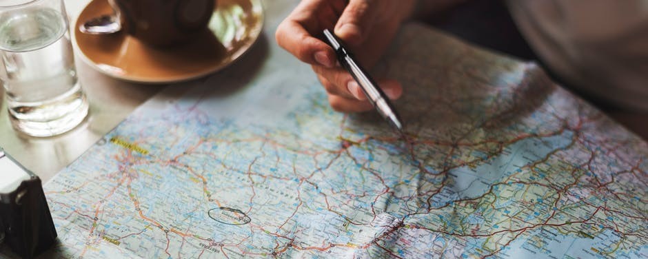 A map to plan your travels