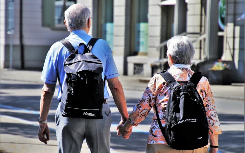 Couple Walking Through Life Together