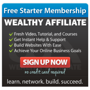 Wealthy Affiliate Signup